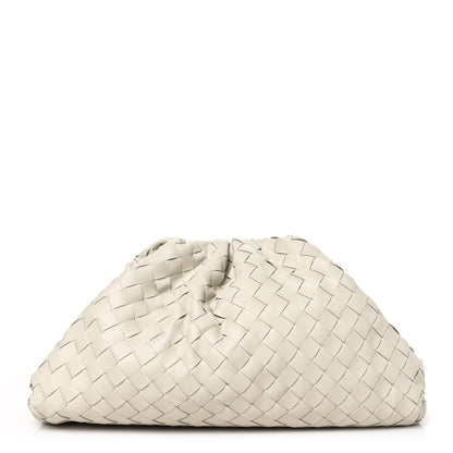 Bottega Veneta Nappa Maxi Intrecciato The Pouch Oversized Clutch Plaster 1 of 9