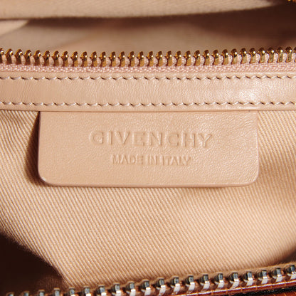 Givenchy Calfskin Lizard Embossed Small Antigona Brown 6 of 8