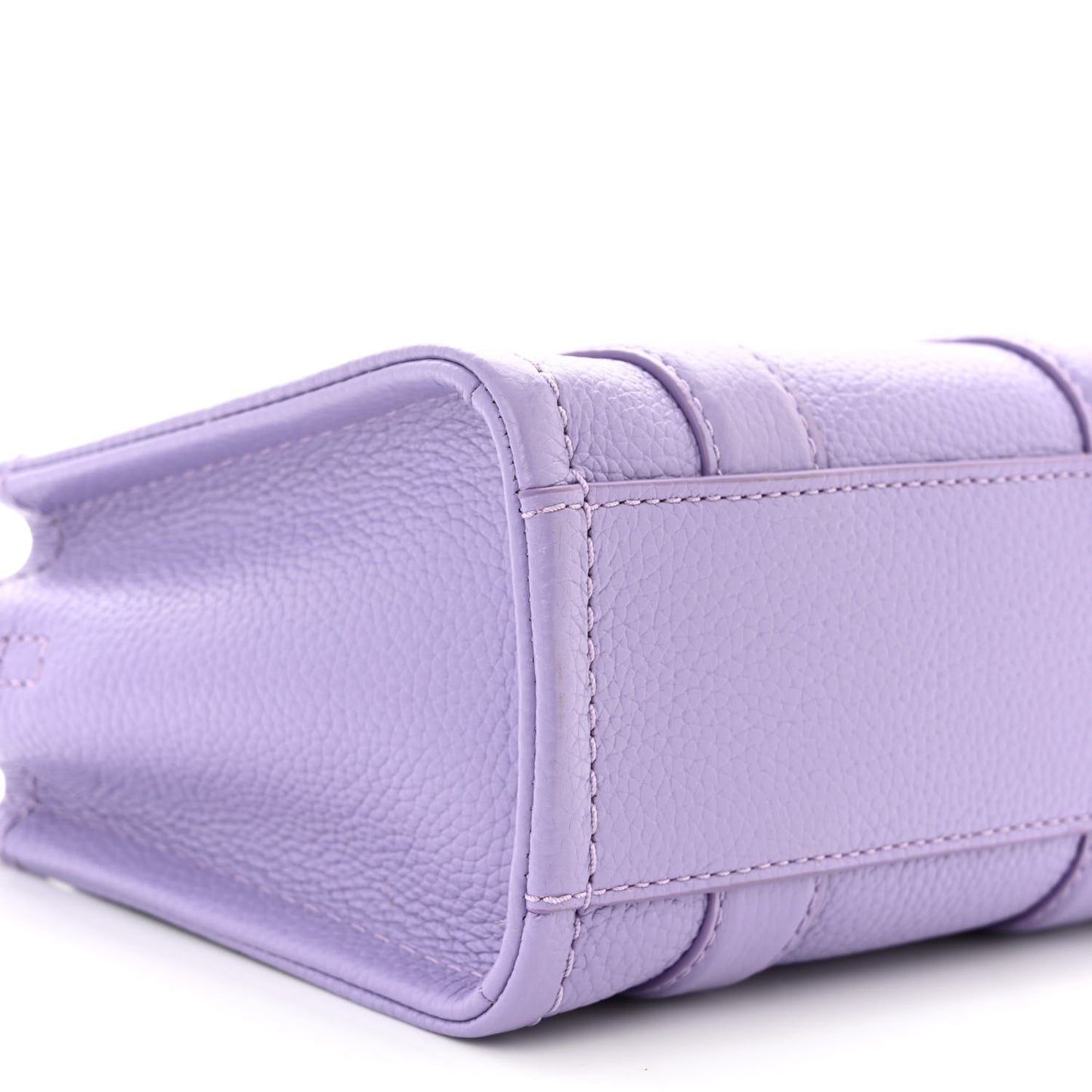 Grained Calfskin Mini The Tote Bag Lavender