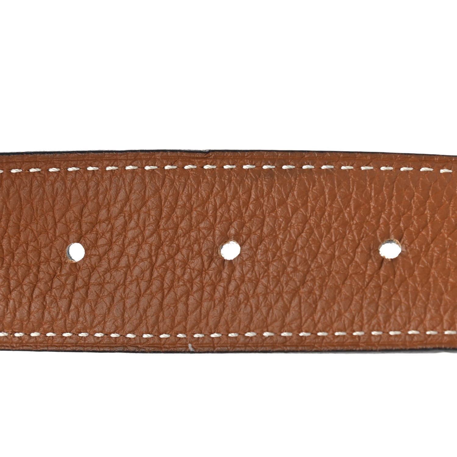 Hermes Box Togo 32mm Martelee H Belt 100 Black Gold 3 of 6