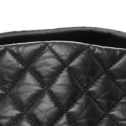 Chanel Aged Calfskin Quilted Medium Just Mademoiselle Black 8 of 11