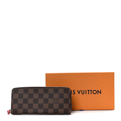 Louis Vuitton Damier Ebene Clemence Wallet Cherry 9 of 9