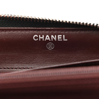 Chanel Caviar Quilted Large Gusset Zip Around Wallet Black 6 of 8