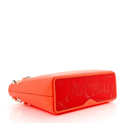 Christian Louboutin Calfskin Empire Spike Studded East West Cabata Tote Sunrise Multicolor 5 of 11