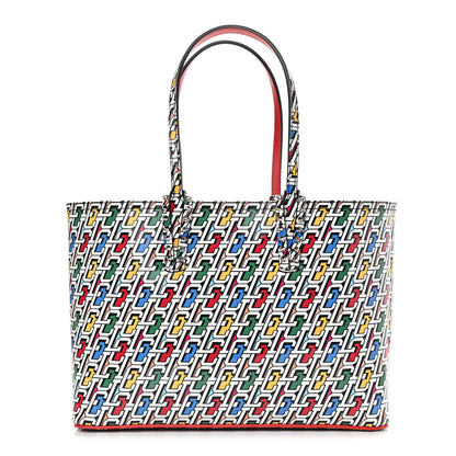 Christian Louboutin Patent Calfskin Small East West Cabata Tote Multicolor 1 of 9