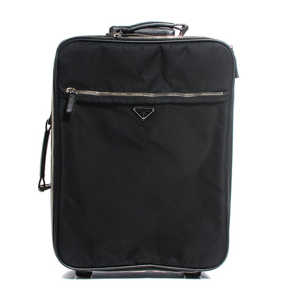 Prada Tessuto Saffiano Trolley Luggage Nero Black 1 of 9