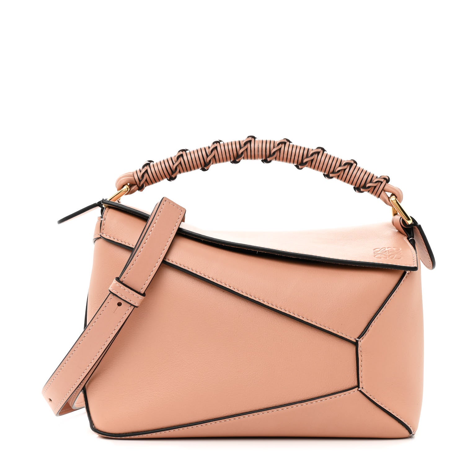 Loewe Calfskin Small Puzzle Edge Bag Dusty Pink 1 of 11