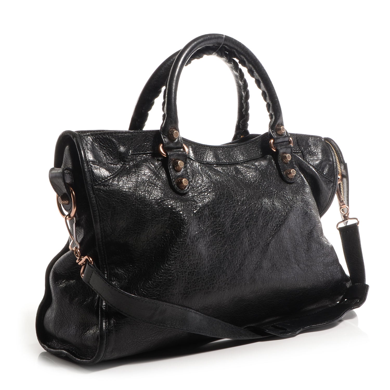 Balenciaga Agneau Giant 12 Rose Gold Hardware City Black 3 of 10