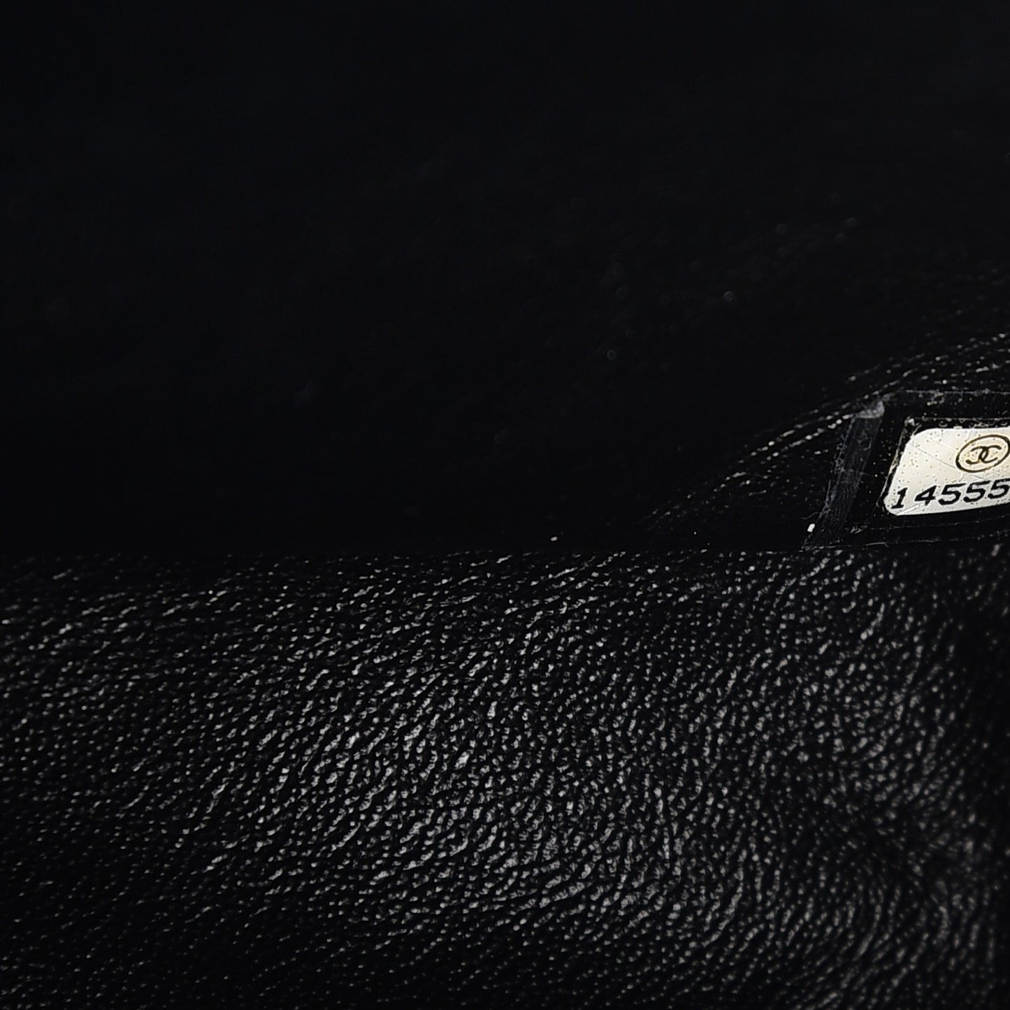 Iridescent Calfskin Quilted 2.55 Reissue 227 Flap Black