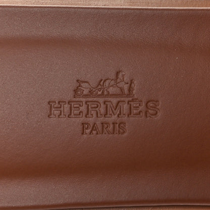 Hermes Box Calfskin Oran Sandals 39 Gold 7 of 8