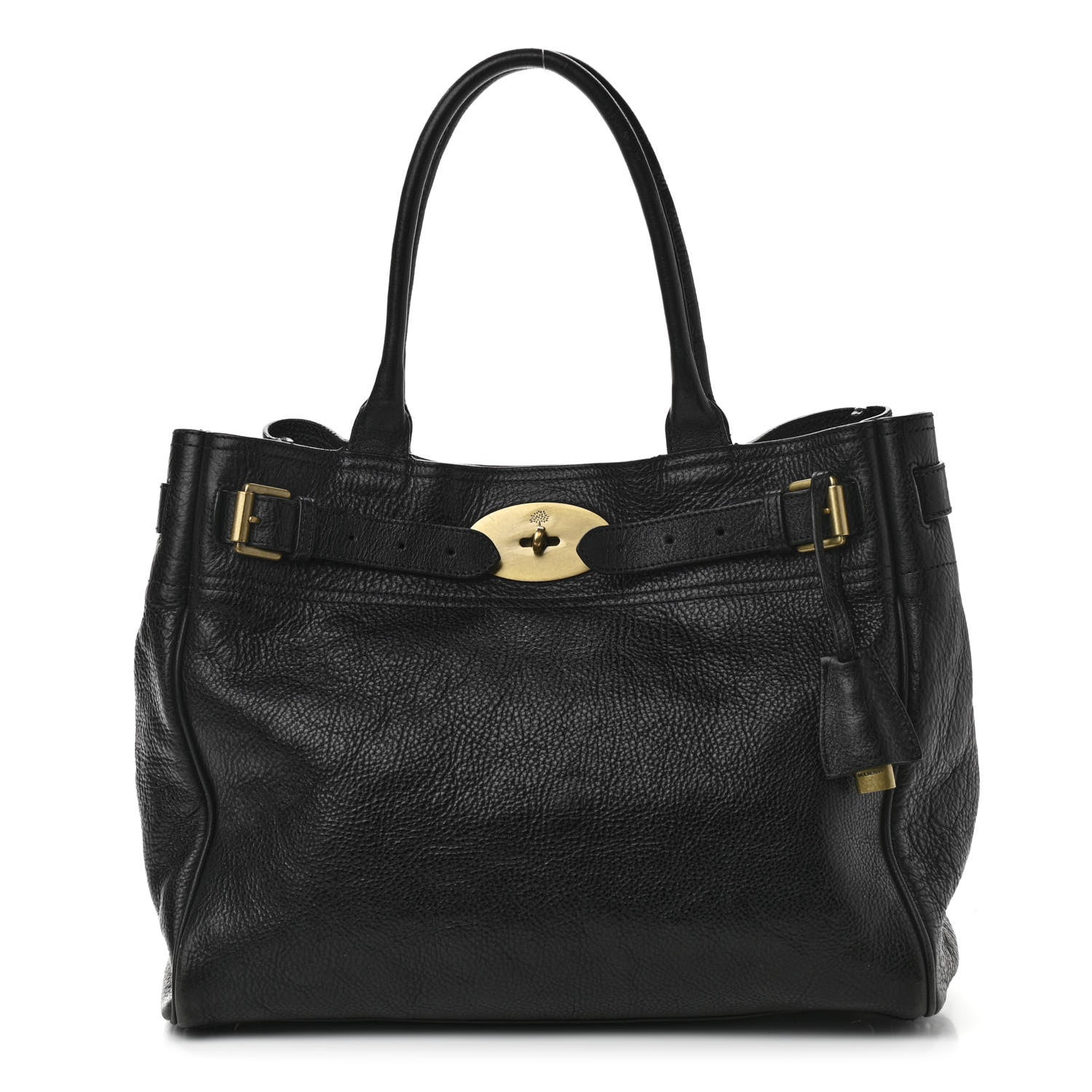 Mulberry Natural Leather Bayswater Tote Black 1 of 17