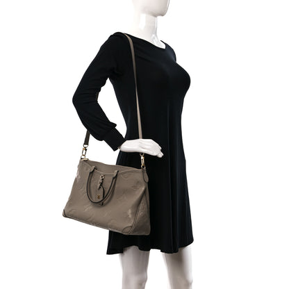 Louis Vuitton Empreinte Monogram Giant Trianon MM Tourterelle 2 of 7