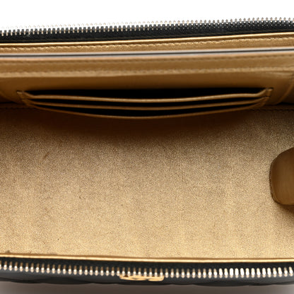 Chanel Lambskin Quilted Pearl Crush Small Vanity Case With Chain Black 5 of 11