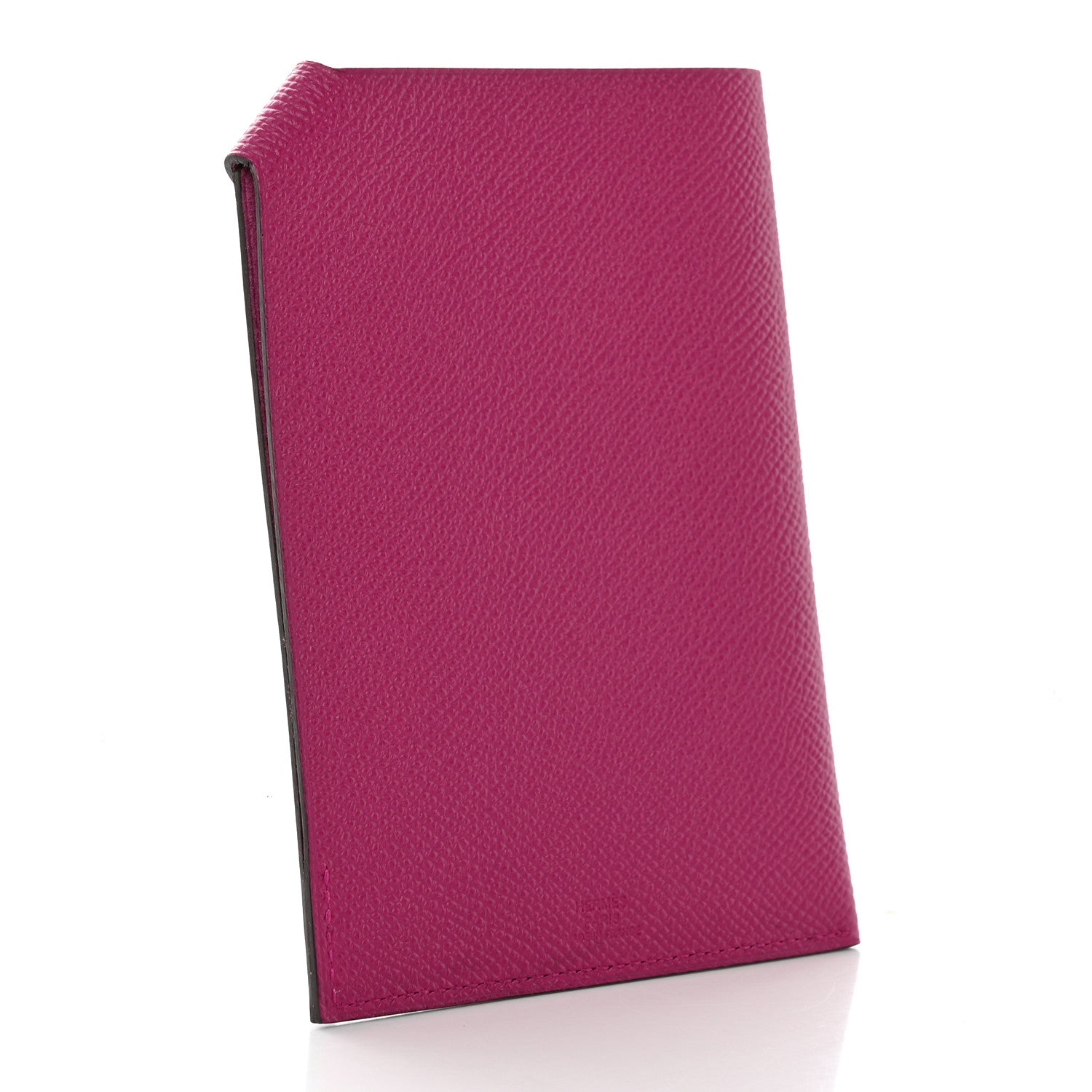 Hermes Epsom Tarmac PM Passport Holder Rose Pourpre 3 of 9