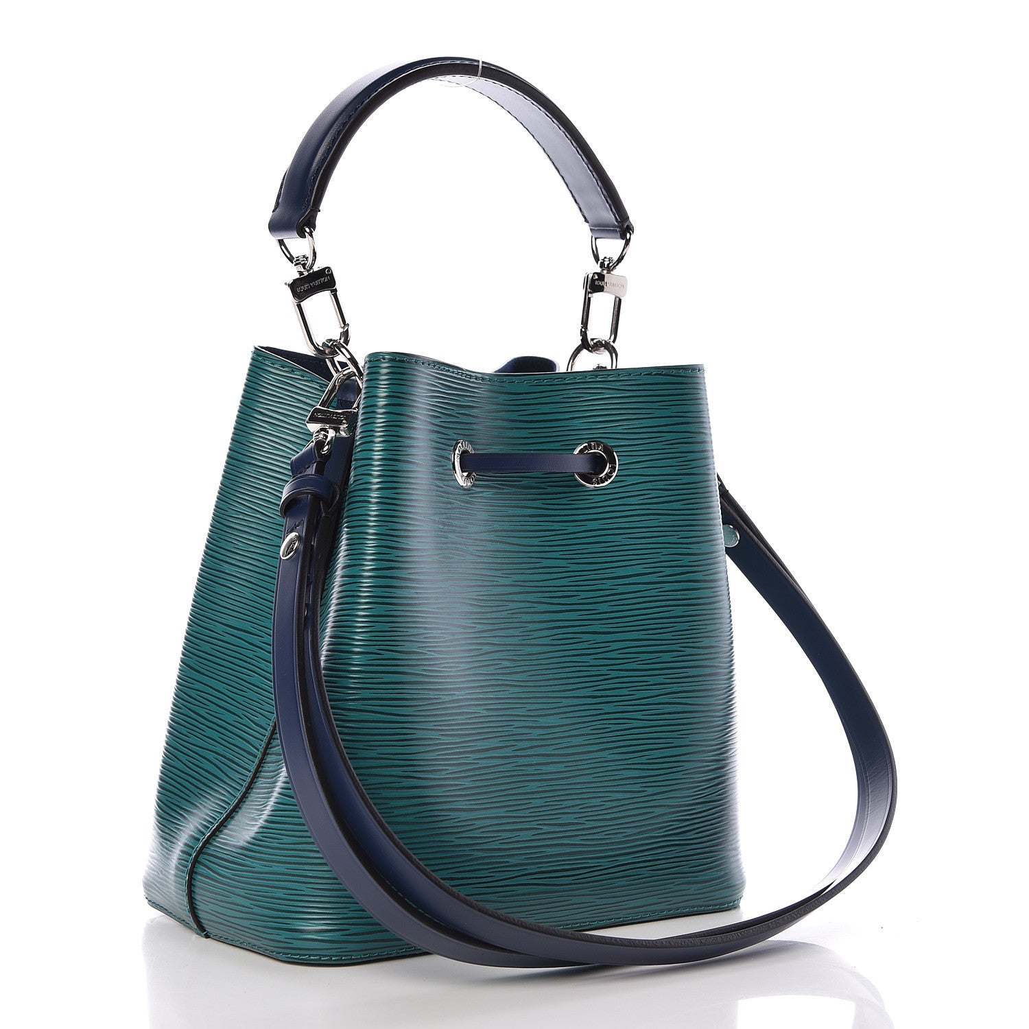 Louis Vuitton Epi Neonoe BB Emerald Green Indigo 4 of 12