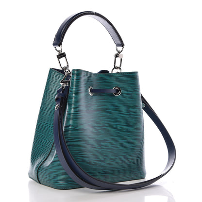 Louis Vuitton Epi Neonoe BB Emerald Green Indigo 4 of 12