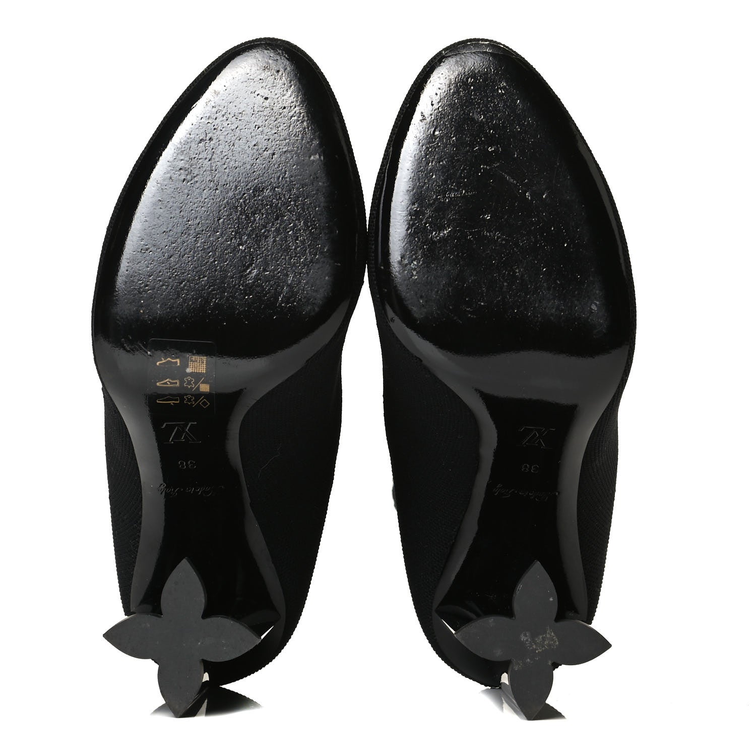 Louis Vuitton Stretch Fabric New Wave Silhouette Ankle Boots 38 Black 5 of 9