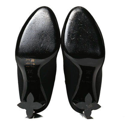 Louis Vuitton Stretch Fabric New Wave Silhouette Ankle Boots 38 Black 5 of 9