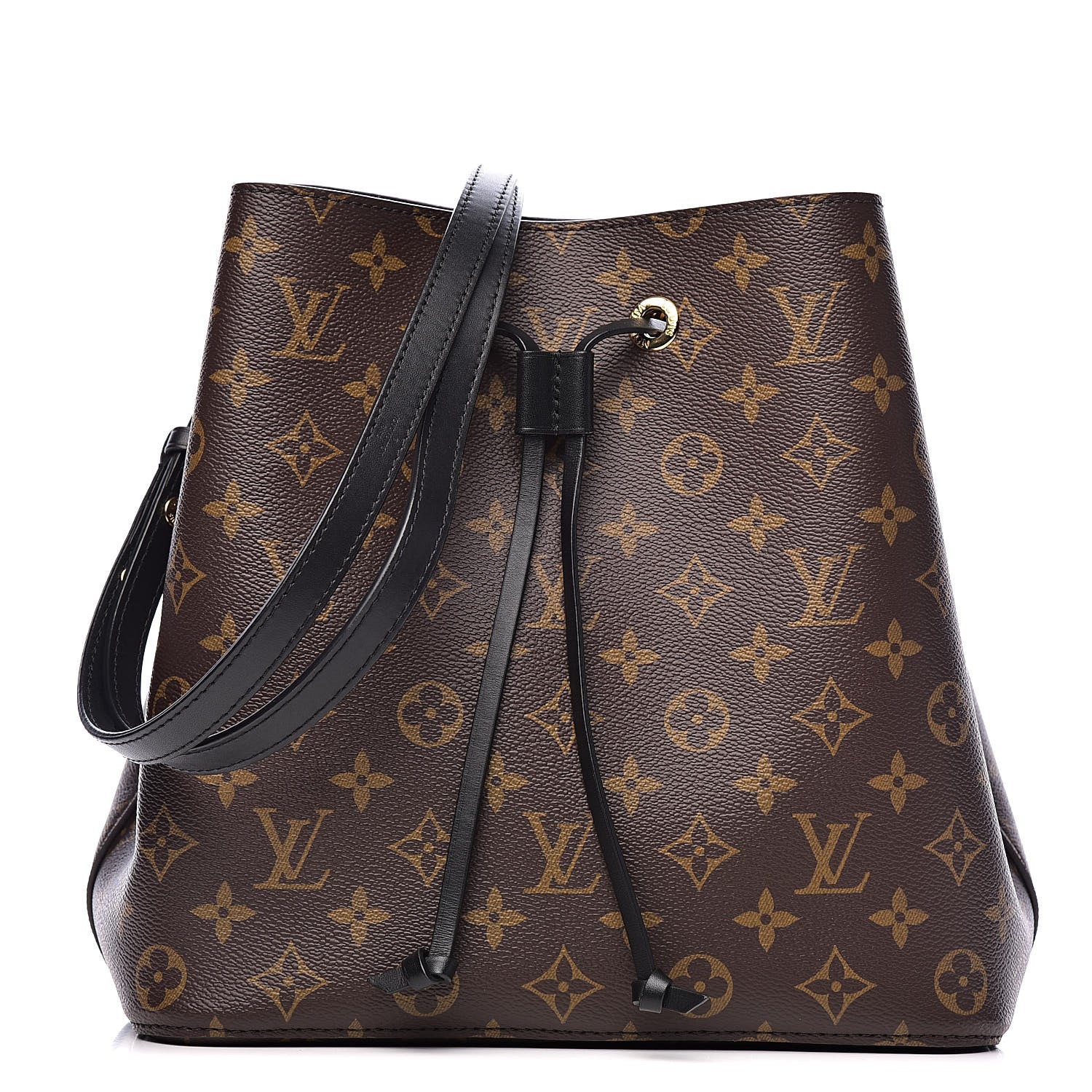 Louis Vuitton Monogram Neonoe MM Black 2 of 10