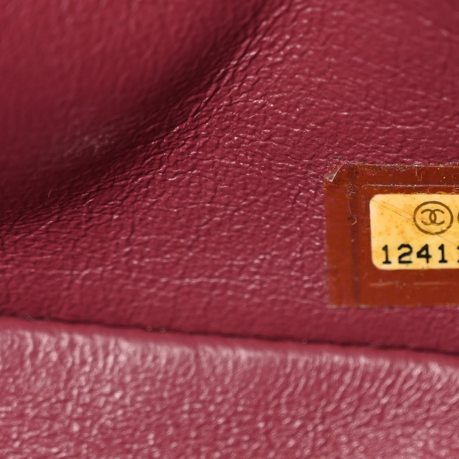 Chanel Lambskin Quilted East West Flap Dark Red 6 of 9