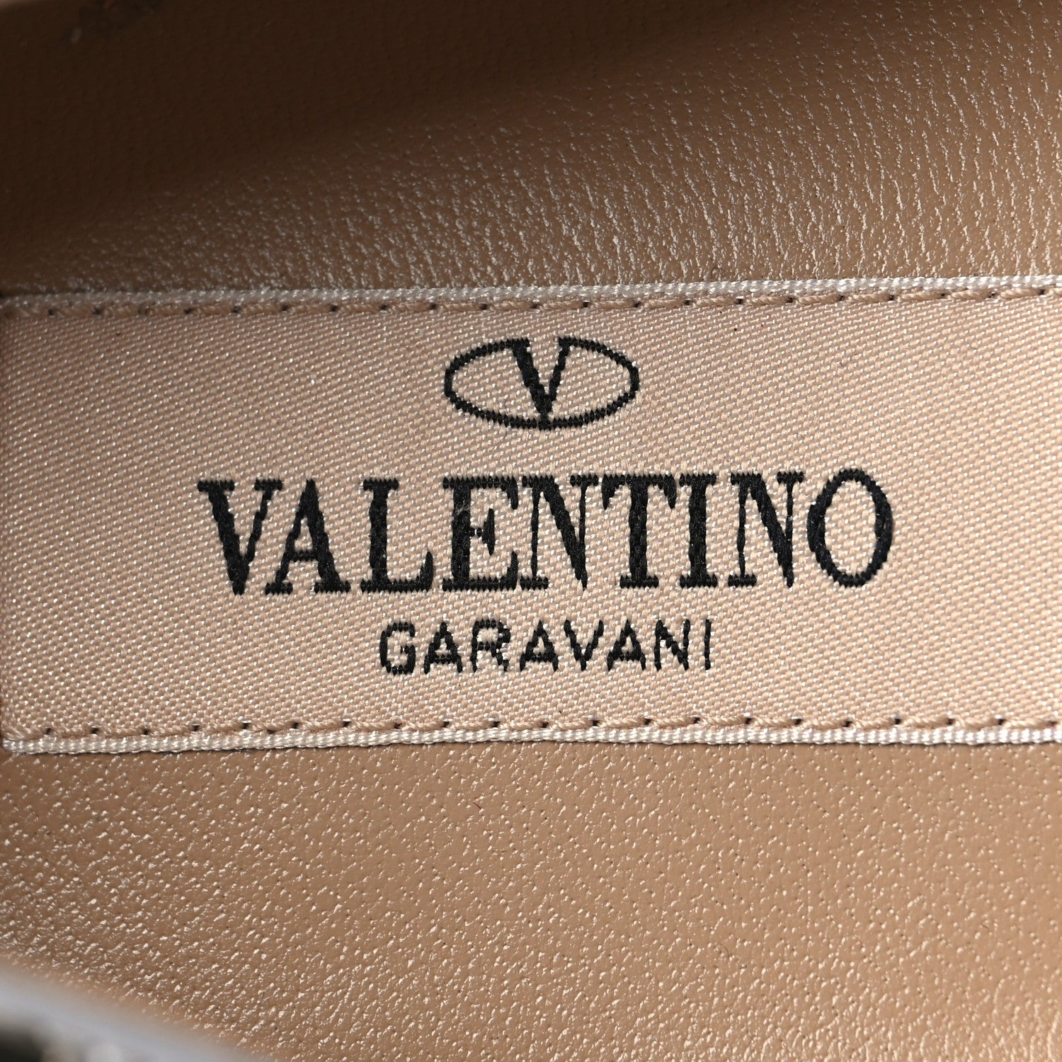 Valentino Garavani Pebbled Calfskin Rockstud Ballerina Flats 40 Pastel Grey 8 of 9