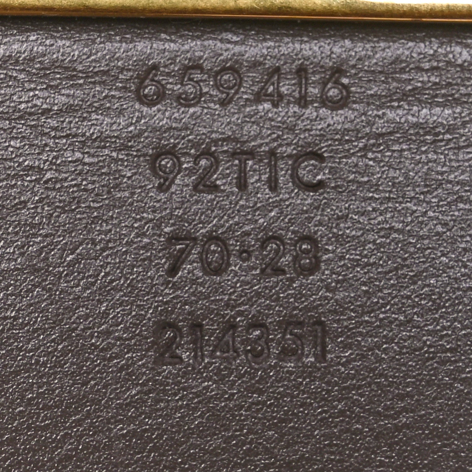 Gucci GG Supreme Monogram Plutone Calfskin Double G Reversible 37mm Belt 70 28 Beige Ebony New Acero 3 of 5