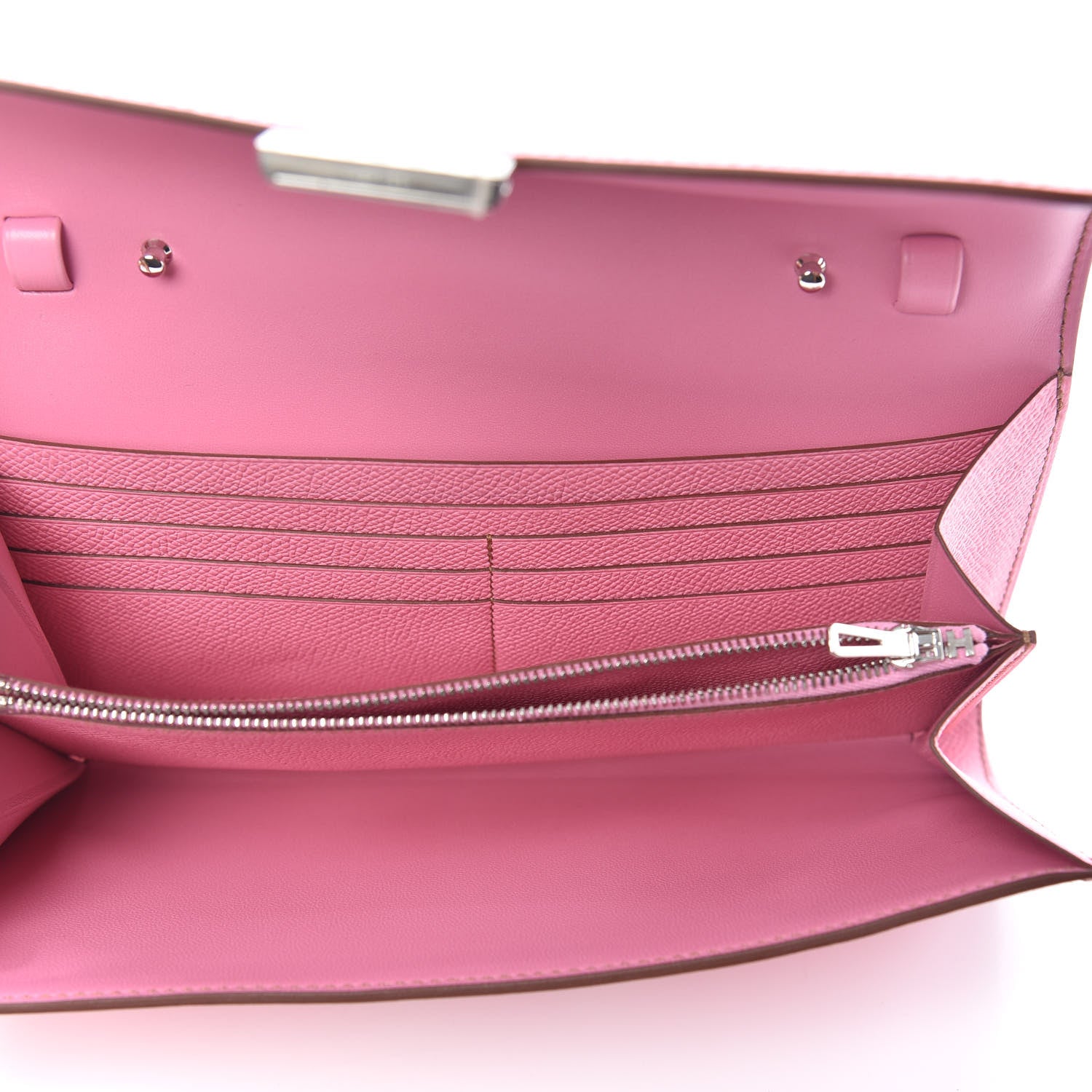 Hermes Epsom Constance Wallet To Go 5P Pink 5 of 6