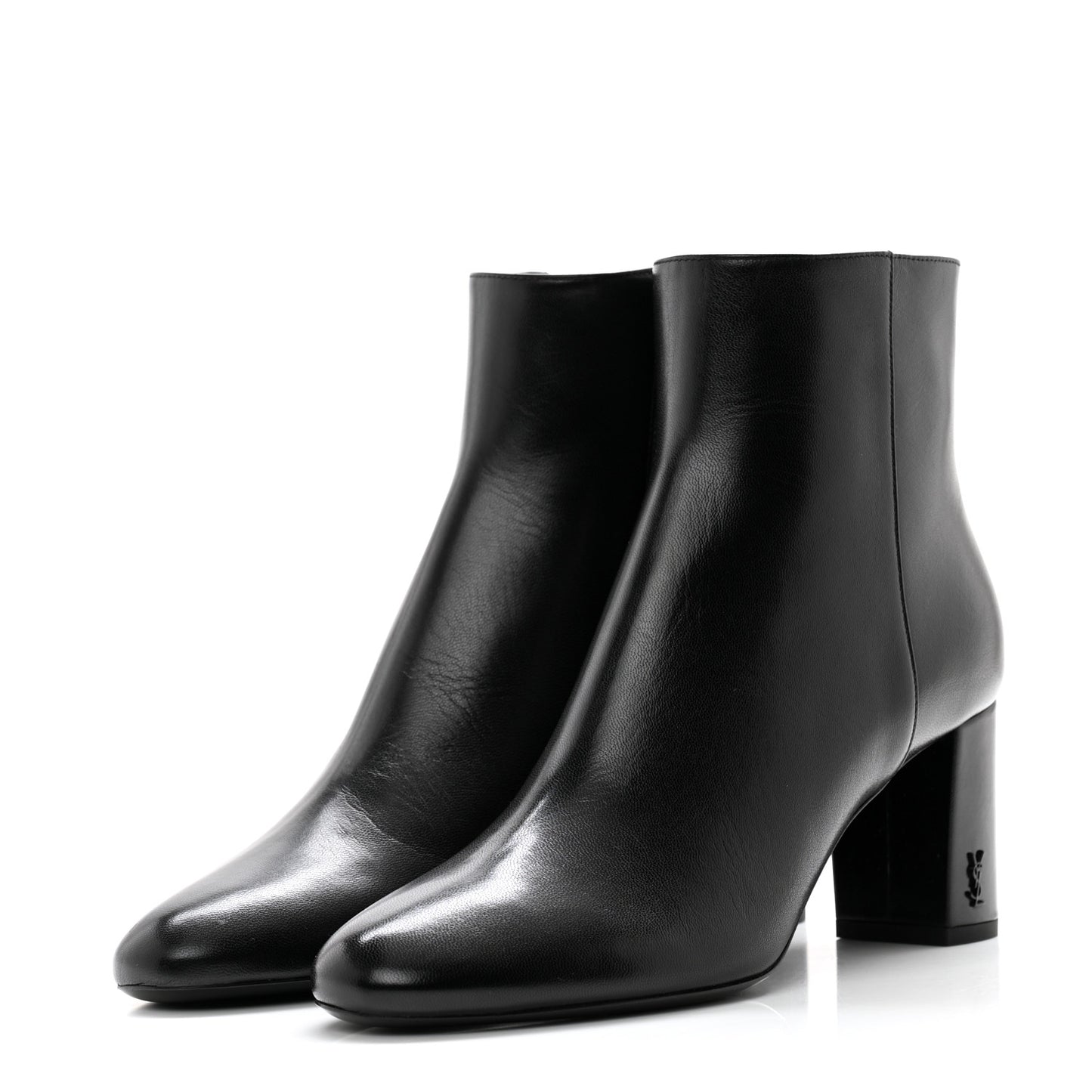 Nappa Vendome Loulou Ankle Zip Boot 38 Black