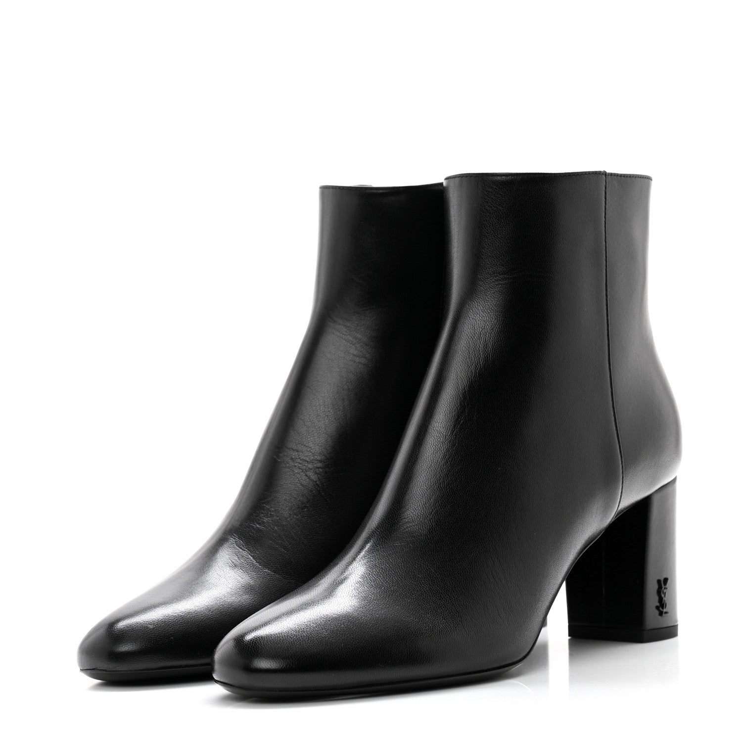 Saint Laurent Nappa Vendome Loulou Ankle Zip Boot 38 Black 3 of 10