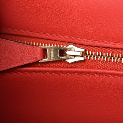 Hermes Swift Kelly Retourne 25 Rouge Tomate 14 of 41
