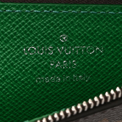 Louis Vuitton Monogram Calfskin Coin Card Holder Minty Green 6 of 7
