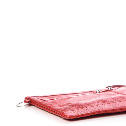 Balenciaga Agneau Arena Classic Hardware Medium Clip Rouge Tango 8 of 9