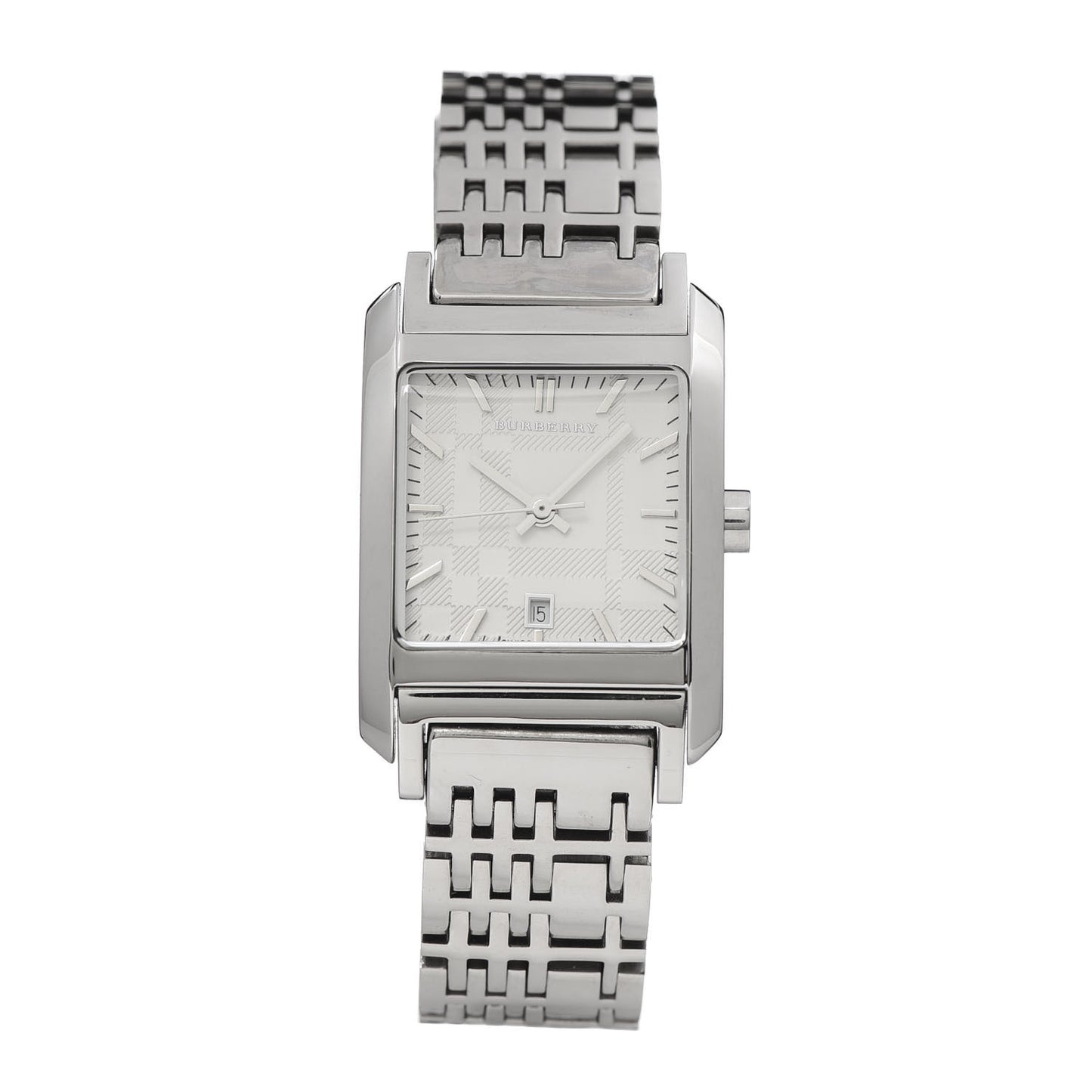 Stainless Steel 25mm Nova Check Quartz Watch BU1572