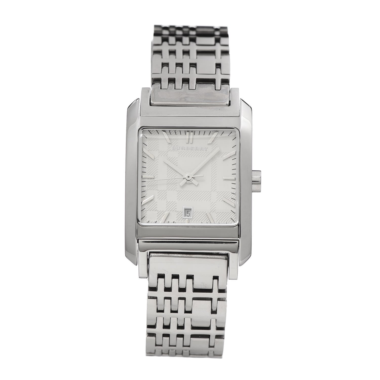 Burberry Stainless Steel 25mm Nova Check Quartz Watch BU1572 1 of 7