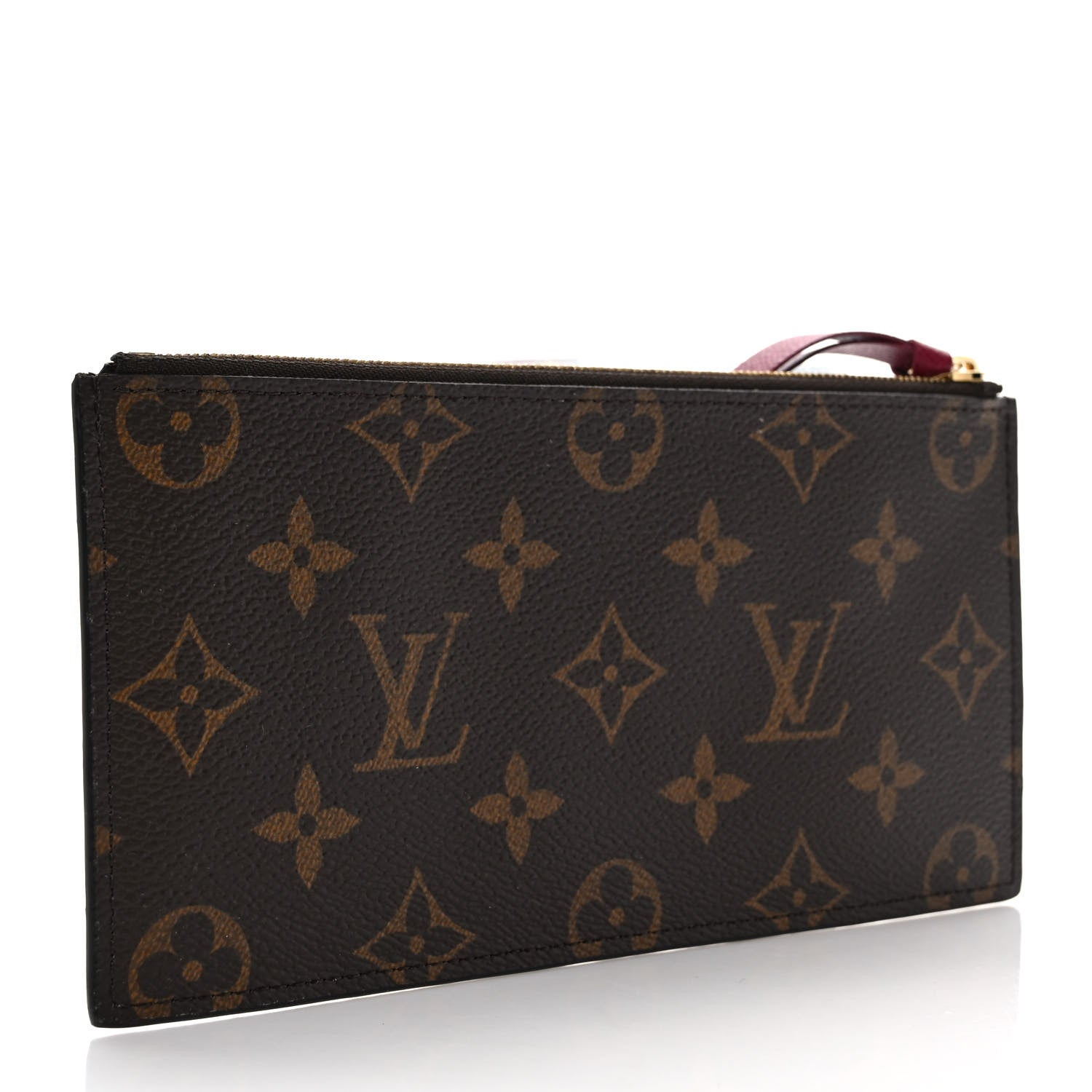 Louis Vuitton Monogram Felicie Chain Wallet Zippered Insert Fuchsia 3 of 6