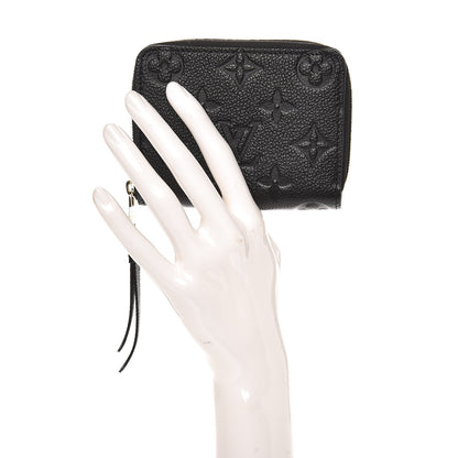 Louis Vuitton Empreinte Zippy Coin Purse Black 2 of 7