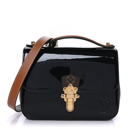 Louis Vuitton Patent Calfskin Monogram Cherrywood BB Black 1 of 8