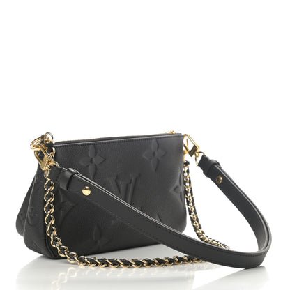 Louis Vuitton Empreinte Monogram Giant Multi Pochette Accessories Black 3 of 10