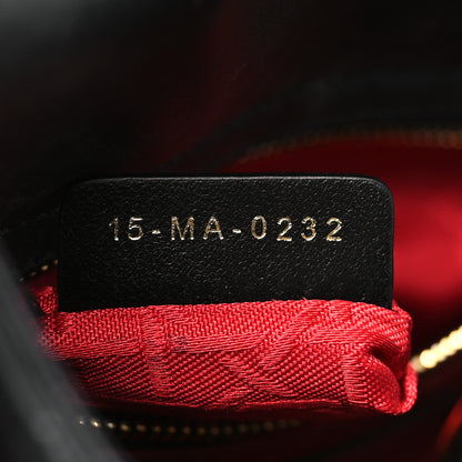 Christian Dior Lambskin Cannage Small My ABCDior Lady Dior Black 7 of 13