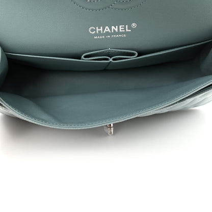 Chanel Caviar Quilted Small Double Flap Light Blue 5 of 7