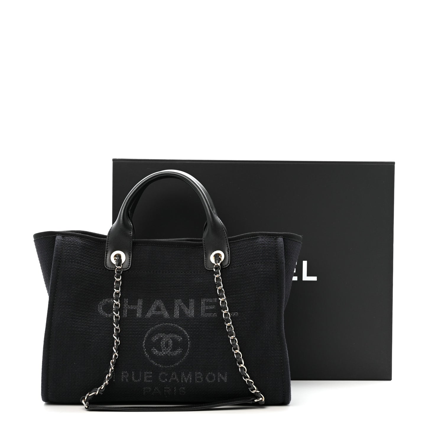 Mixed Fibers Small Deauville Tote Black