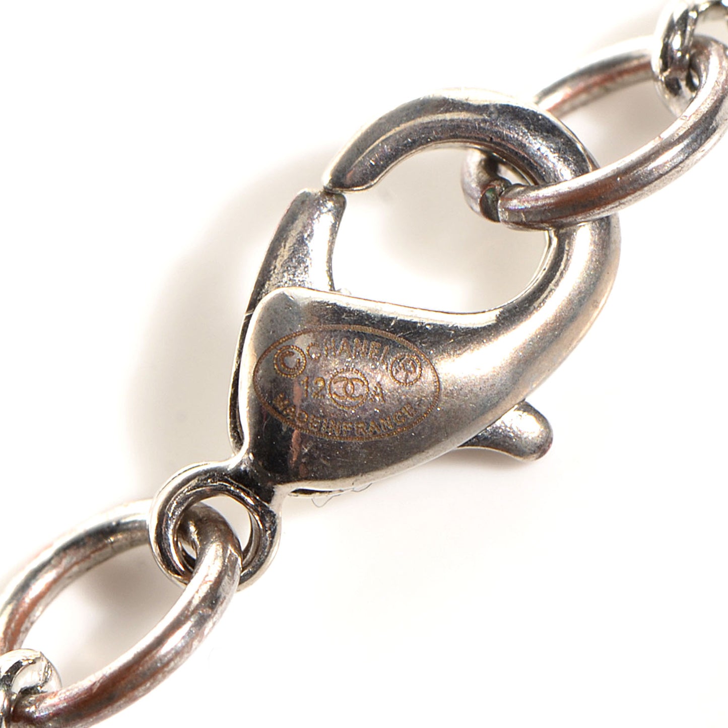 Crystal CC Timeless Necklace Silver