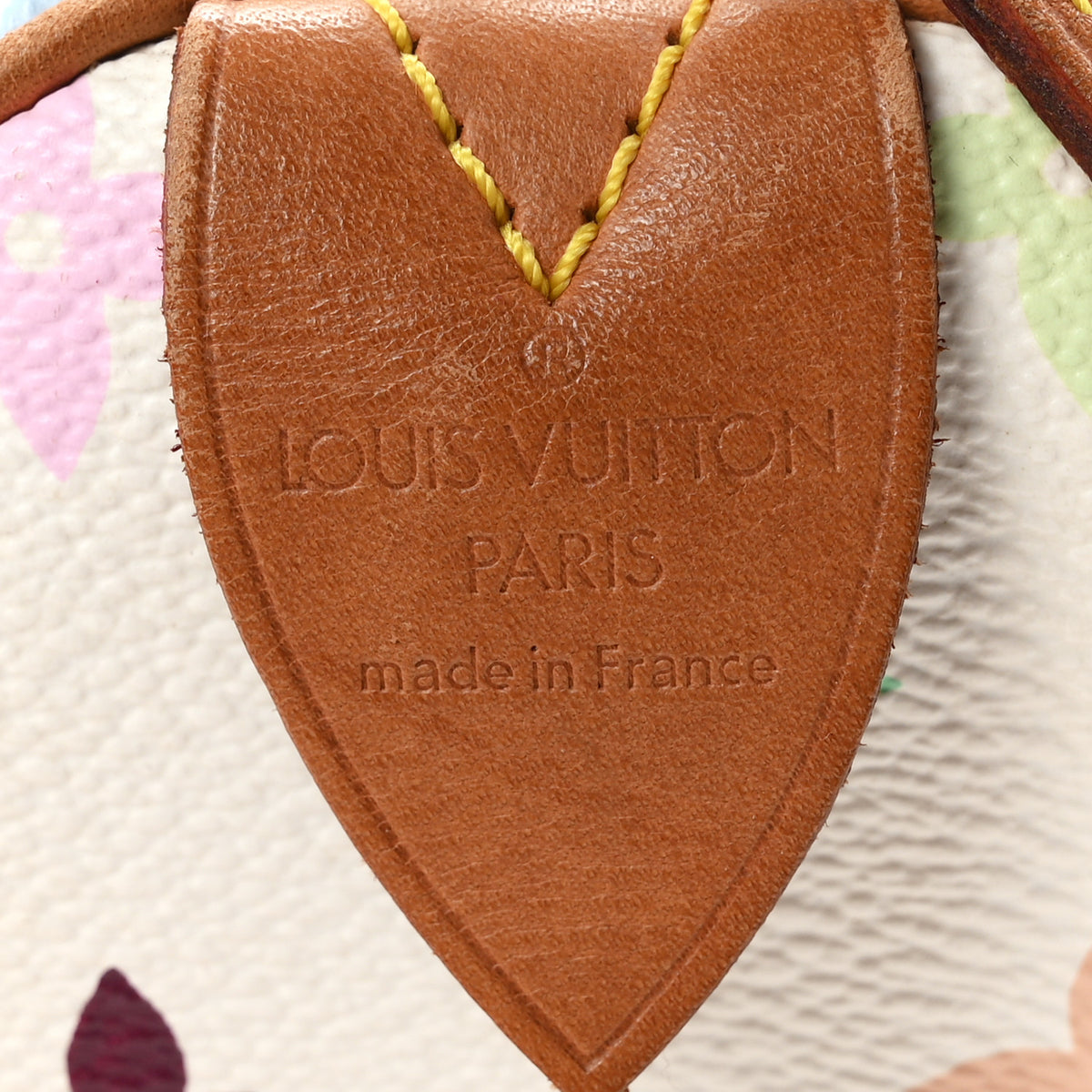 Louis Vuitton Monogram Multicolor Speedy 30 White 10 of 17