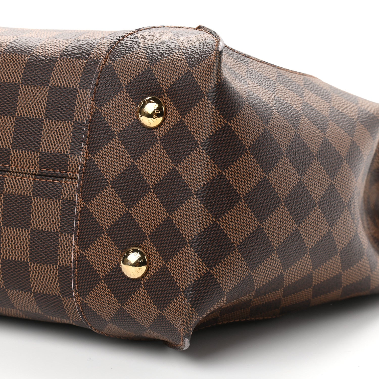 Louis Vuitton Damier Ebene Caissa Hobo Rose Ballerine 9 of 9