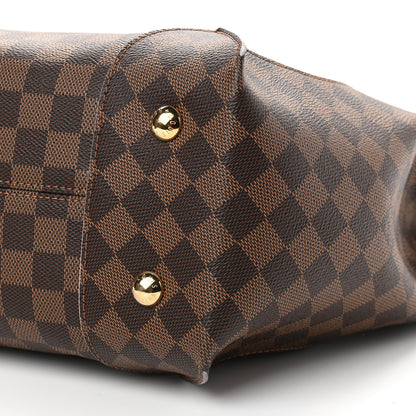 Louis Vuitton Damier Ebene Caissa Hobo Rose Ballerine 9 of 9
