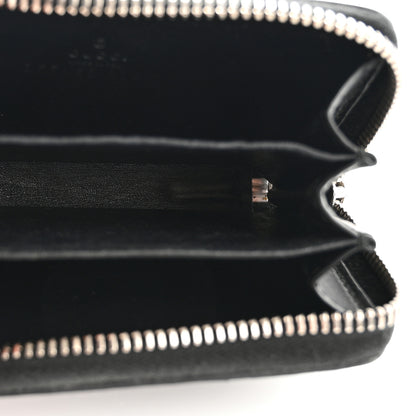 Gucci Guccissima Zip Around Card Case Black 5 of 10