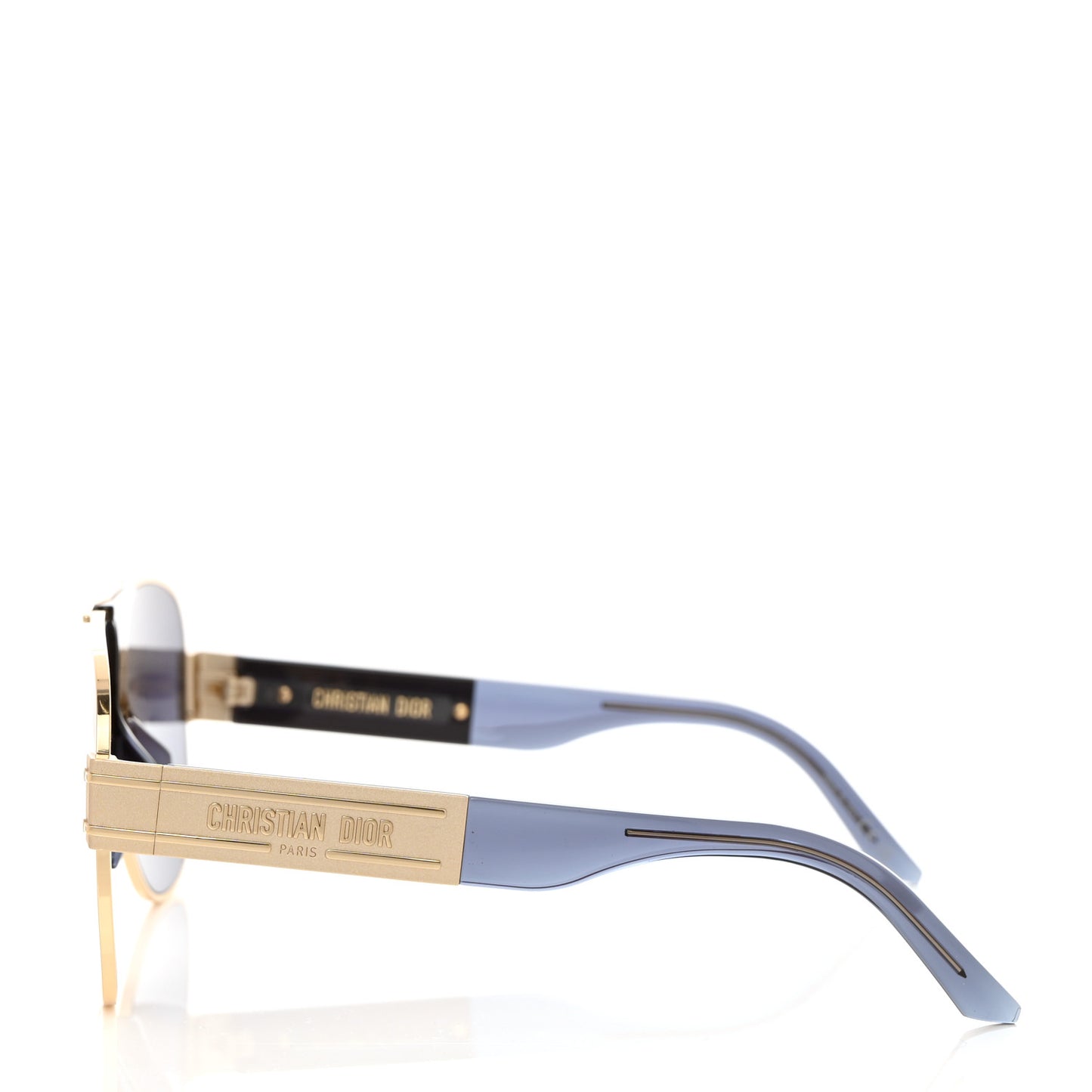 Diorsignature A3U Sunglasses Gold Blue