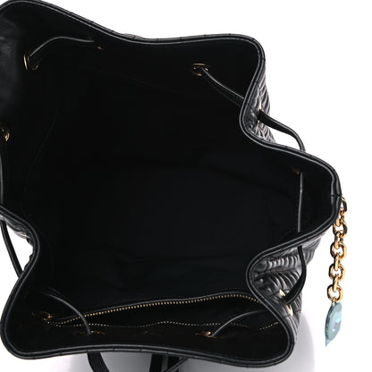 Celine Calfskin Quilted Small C Backpack Black 4 of 5