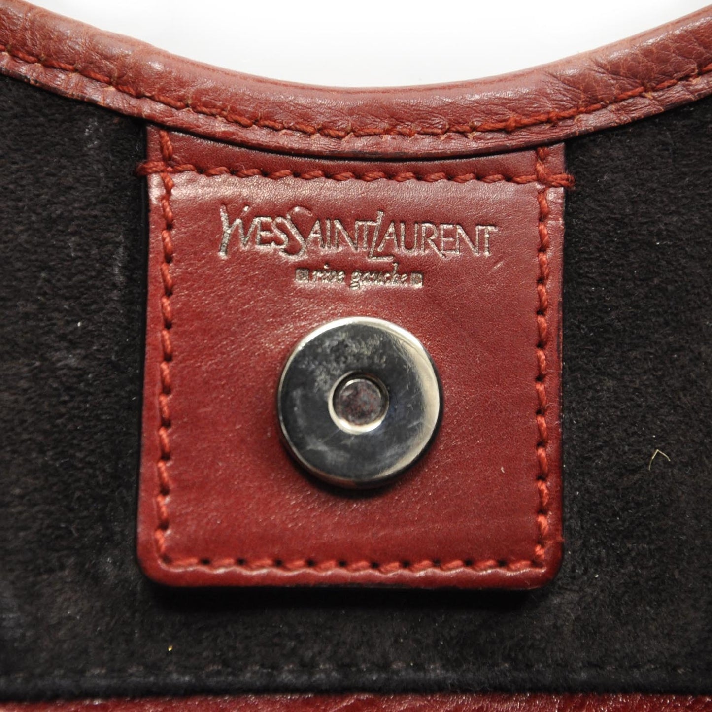 Leather Mombasa Horn Bag Red