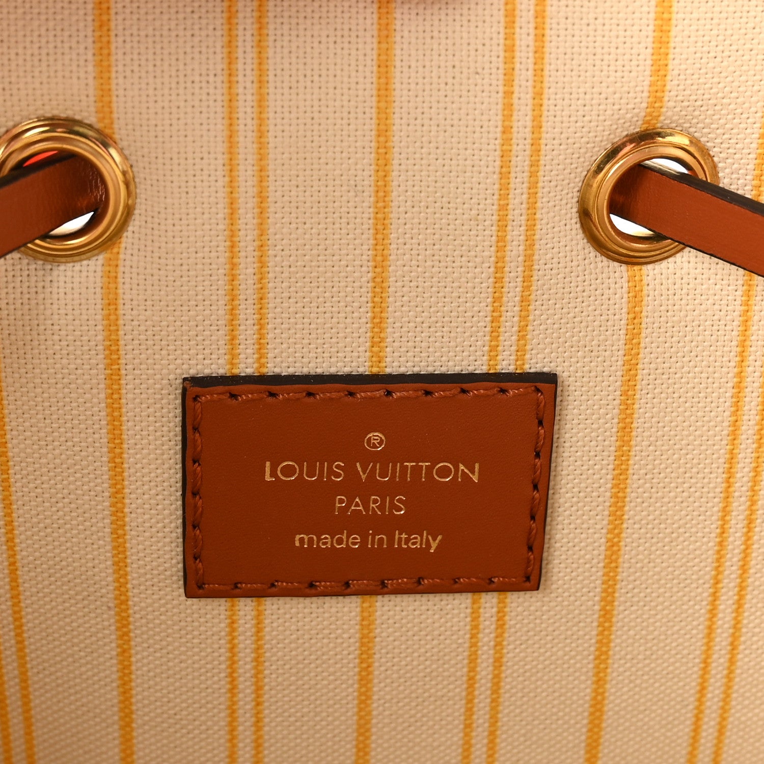 Louis Vuitton Raffia Calfskin Monogram Neonoe MM Tan 5 of 8